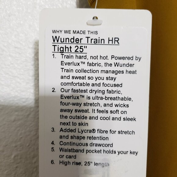 Lululemon Wunder Train Leggings - Picture 9 of 10